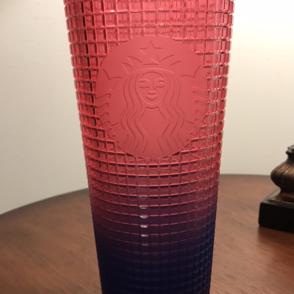NEW Starbucks Ombré 24oz Pink/Violet Tumbler - Picture 7 of 7
